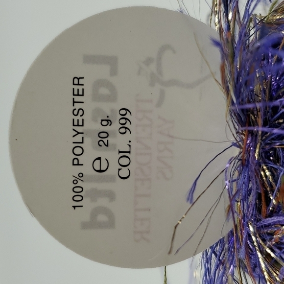 Trendsetter Lash Ltd Eyelash Metal Yarn NEW Purple Gold - Picture 3 of 6
